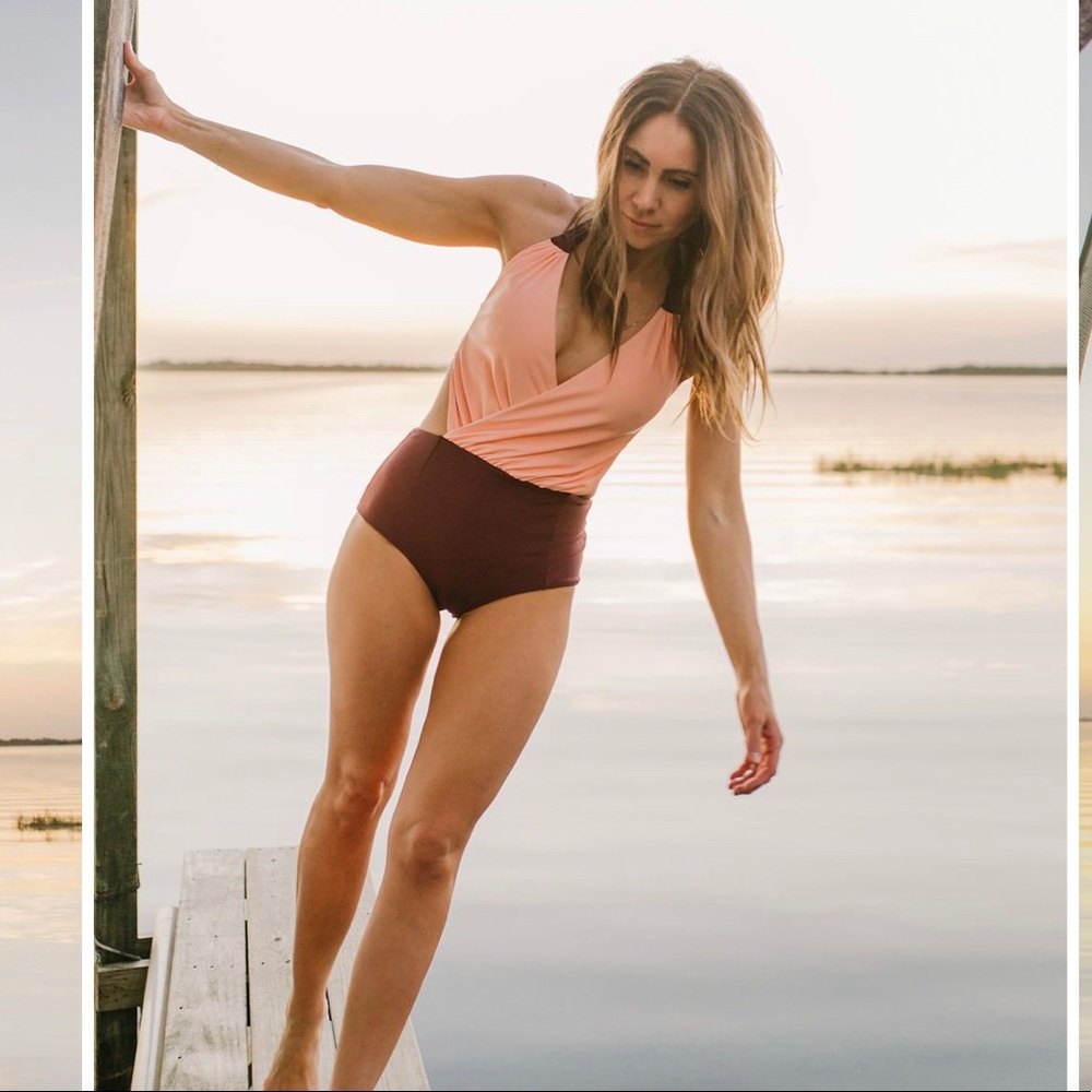 Raising Wild Vanessa Melon Swimsuit